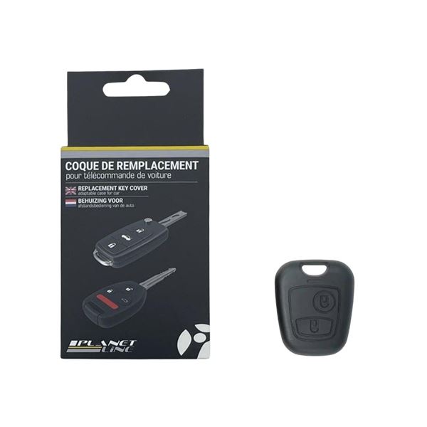 Coque de clé adaptable pour Peugeot et Citroen 2 boutons