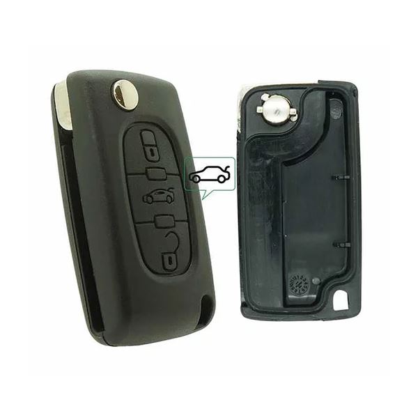 COQUE CLE ADAPTABLE  POUR PEUGEOT CE0523