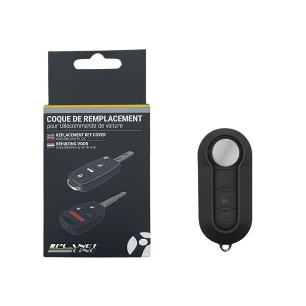 Coque de clé adaptable pour Fiat 3 boutons