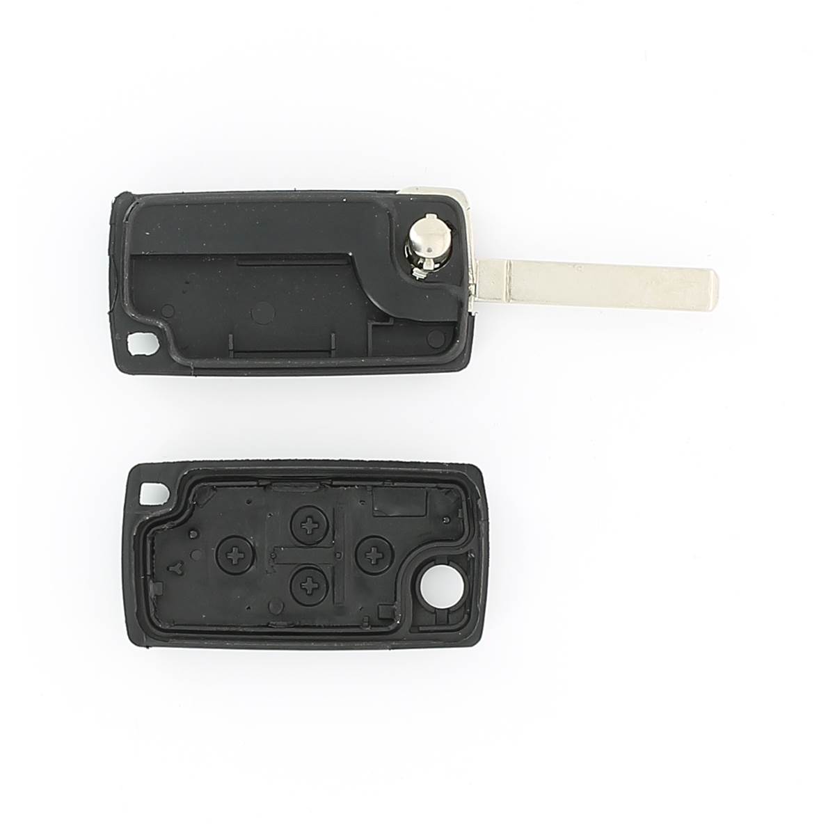 Coque De Clé Adaptable Pour Peugeot / Citröen 4 Boutons