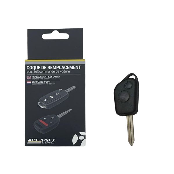Coque de clé adaptable pour Citroën 2 boutons