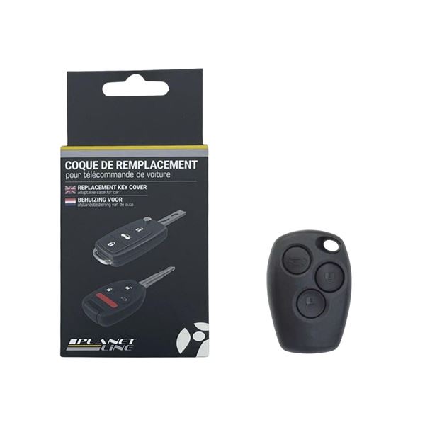 Coque de clé adaptable pour Renault 3 boutons