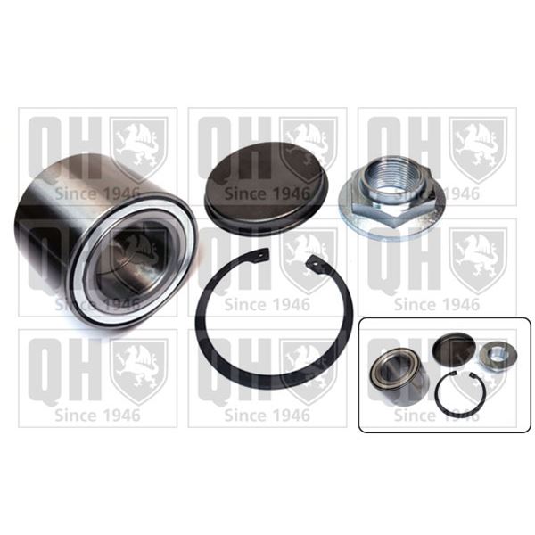 1 kit de roulement de roue arrière Quinton Hazell QWB1554