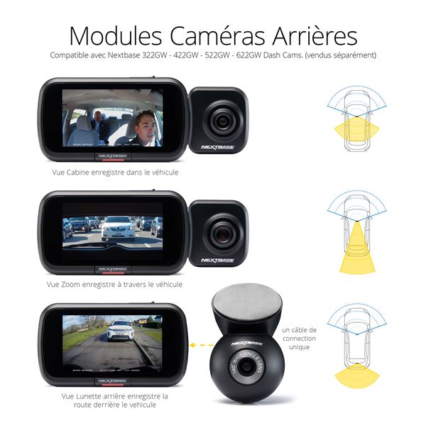 Caméra Dashcam vue habitacle NEXTBASE
