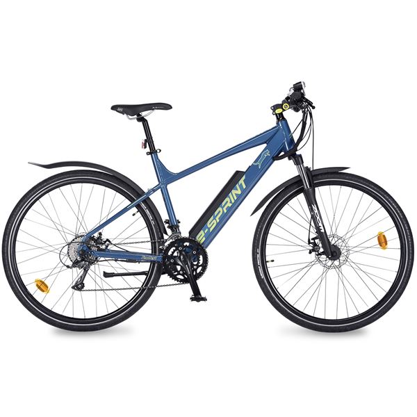 Vélo tout chemin électrique mixte Feu Vert E-Sprint 70 taille 45 (M)