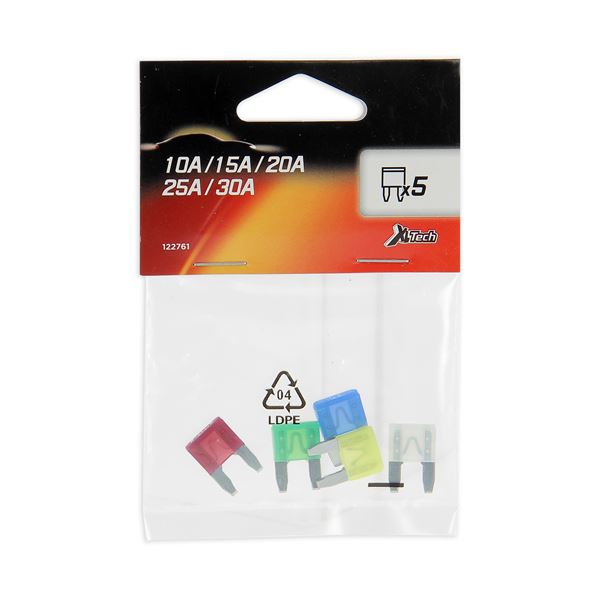 4 Mini fusibles 10 A 30A