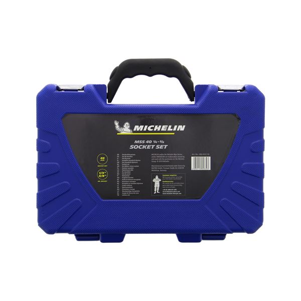 MALLETTE DOUILLES ET EMBOUTS 40 PIECES 1/4 ET 3/8 MICHELIN