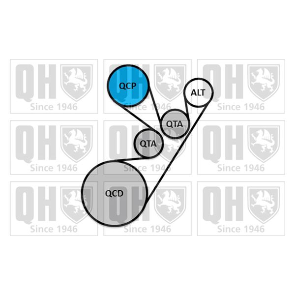 1 kit d'entrainement Quinton Hazell QDK131