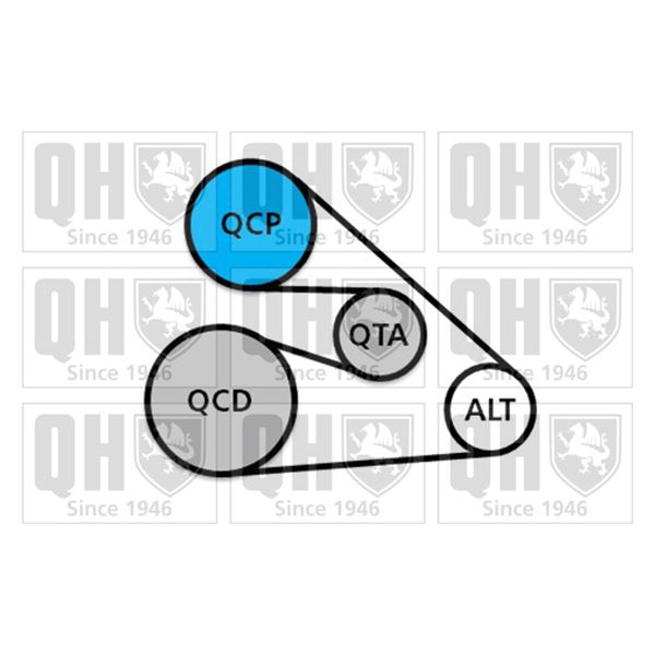 1 kit d'entrainement Quinton Hazell QDK138