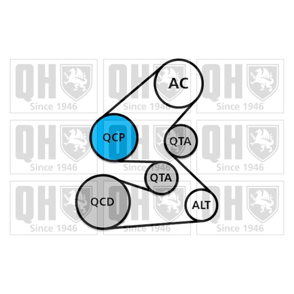 1 kit d'entrainement Quinton Hazell QDK139