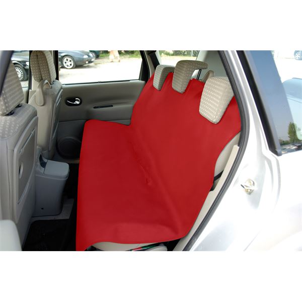 Beach cover banquette rouge