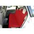 Beach cover banquette rouge
