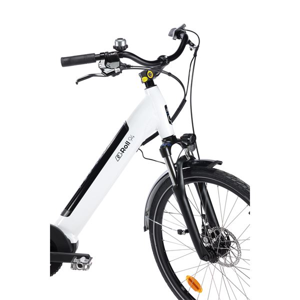 Vélo de ville électrique mixte Feu Vert E-Roll 94 taille 45 Pneus 26"
