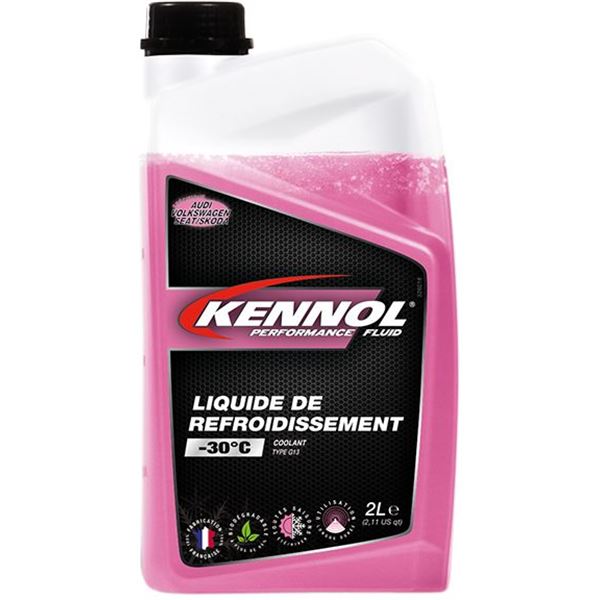 LIQUIDE DE REFROIDISSEMENT POUR VOLKSWAGEN / AUDI / SEAT / SKODA -30°C 2L KENNOL