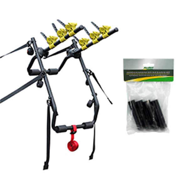 Porte-vélos hayon Feu Vert Canyon 3 - 3 vélos + adaptateurs