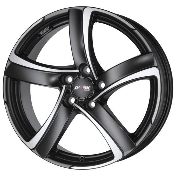 Jante aluminium Alutec 18 pouces Noir Poli Mat Shark