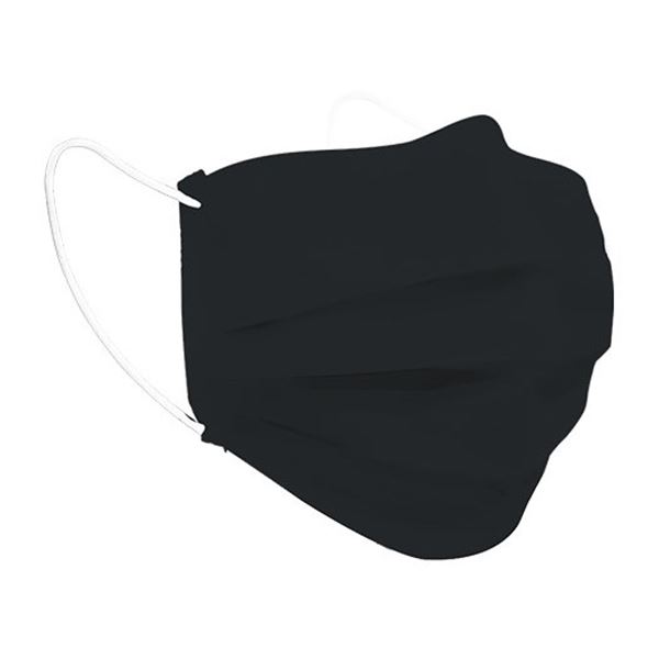 3 masques alternatifs tissu lavables & réutilisables - Coloris Noir