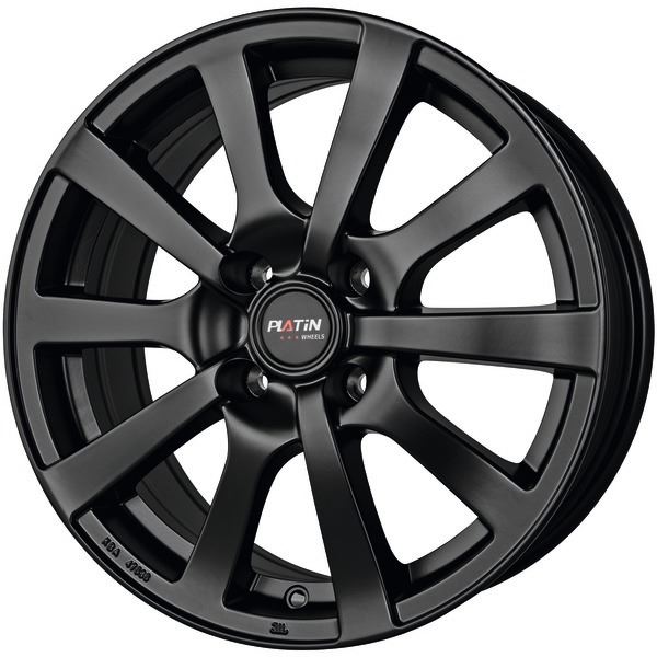 Jante aluminium Platin 15 pouces Noir Mat P 58