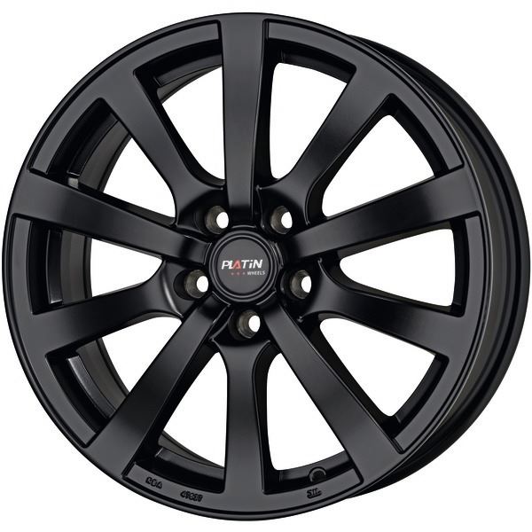 Jante aluminium Platin 15 pouces Noir Mat P 58