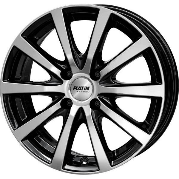 Jante aluminium Platin 16 pouces Noir Poli P 69