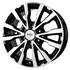 Jante aluminium Platin 16 pouces Noir Poli P 86