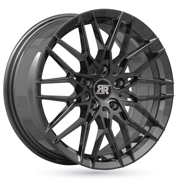 Jante aluminium Racer 18 pouces Noir Brillant