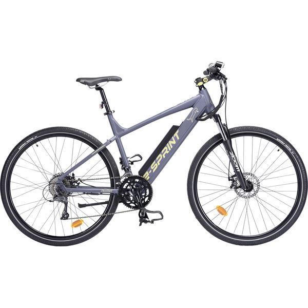 Vélo tout chemin électrique mixte Feu Vert E-Sprint 70 taille 45 (M)