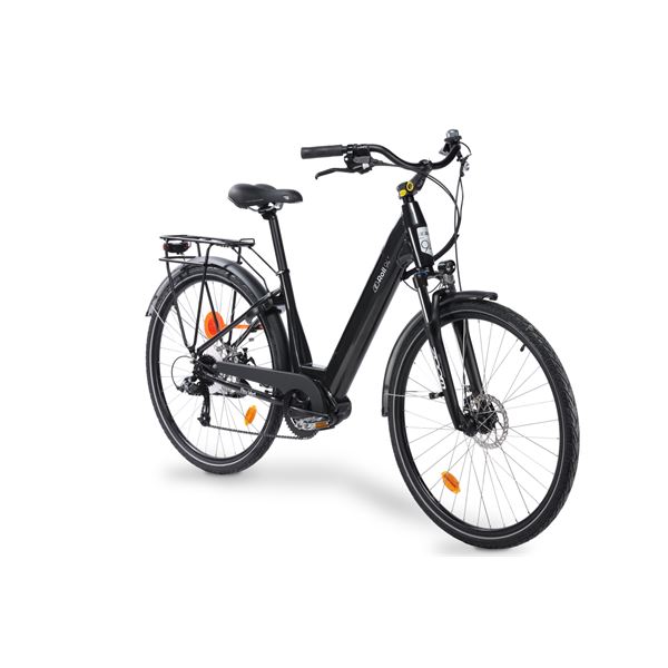 Vélo de ville électrique mixte Feu Vert E-Roll 94 taille 45 Pneus 28"