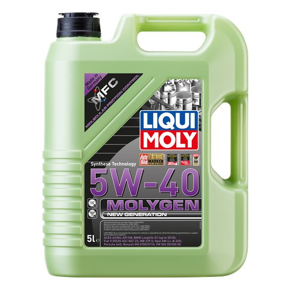 Huile moteur LIQUI MOLY Essence/Diesel Molygen 5W40 5L