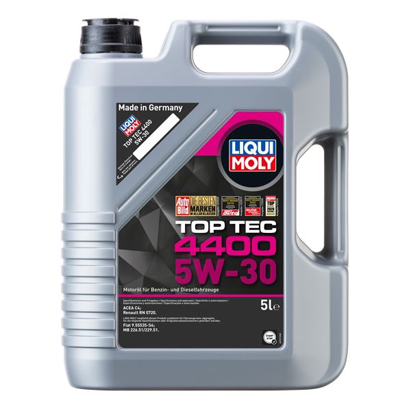 Huile moteur LIQUI MOLY Essence/Diesel Top Tec 4400 5W30 5L