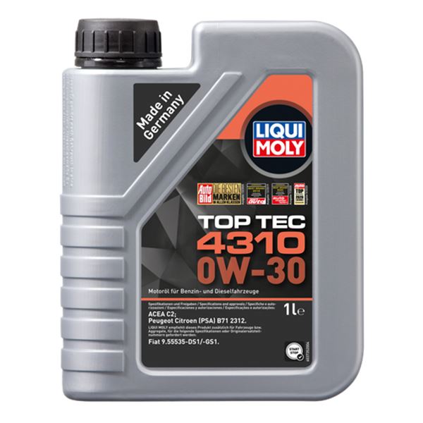 Huile moteur LIQUI MOLY Essence/Diesel Top Tec 4310 5W30 1L