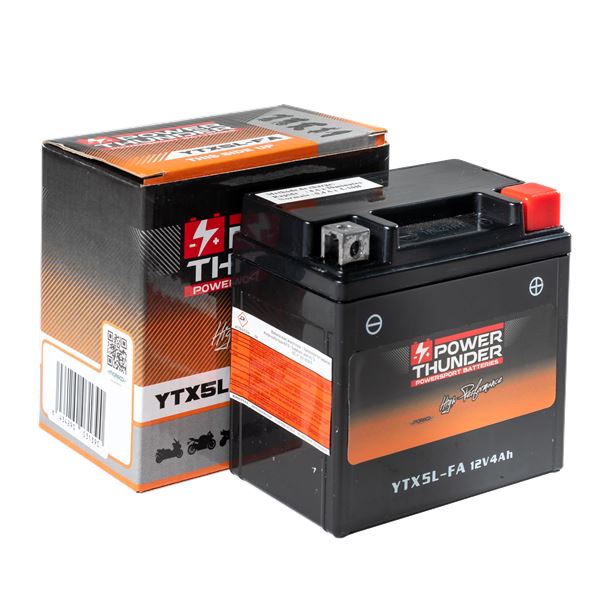 Batterie scooter et moto Power Thunder PTX5L-FA