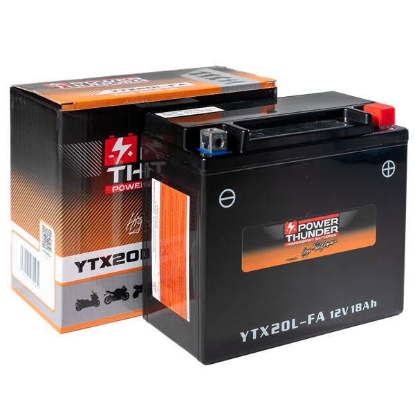 Batterie scooter et moto Power Thunder PTX20L-FA