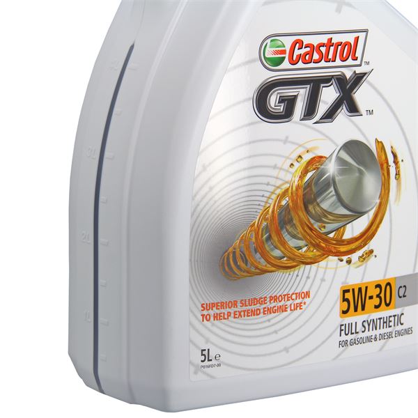 Huile moteur CASTROL GTX C2 Essence/Diesel 5W30 5L