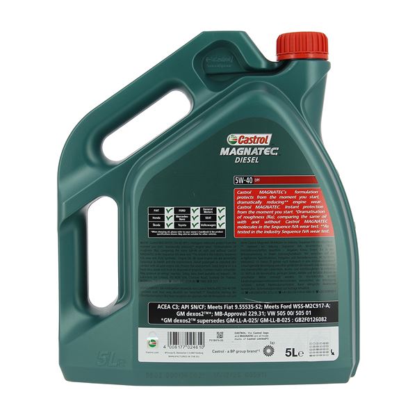 Huile moteur CASTROL Magnatec DPF C3 Diesel 5W40 5L