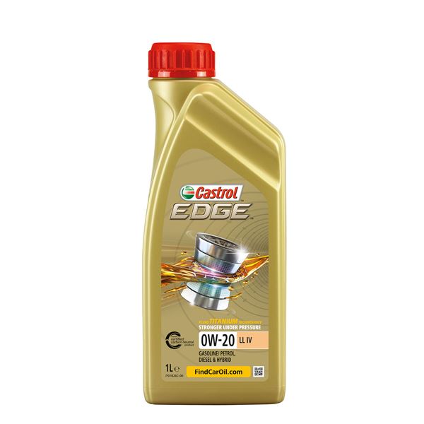 Huile moteur CASTROL Edge LL IV C5 Essence/Diesel 0W20 1L