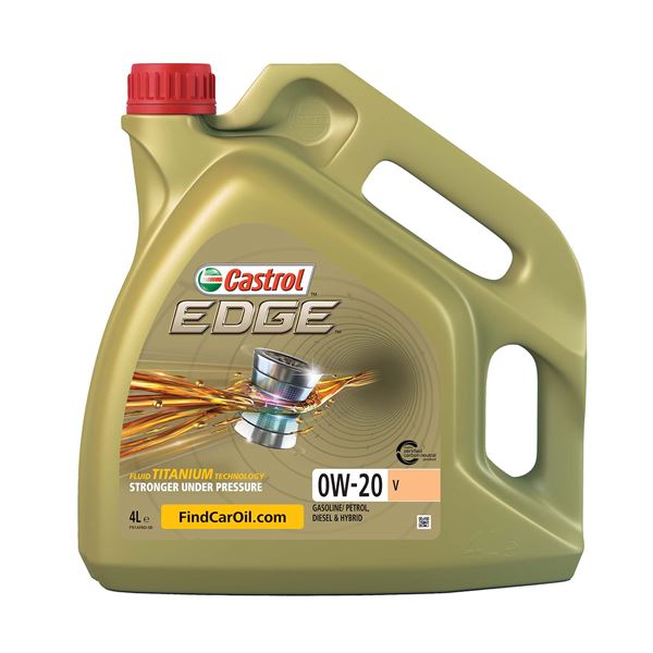 Huile moteur CASTROL Edge V C5 Essence/Diesel 0W20 4L