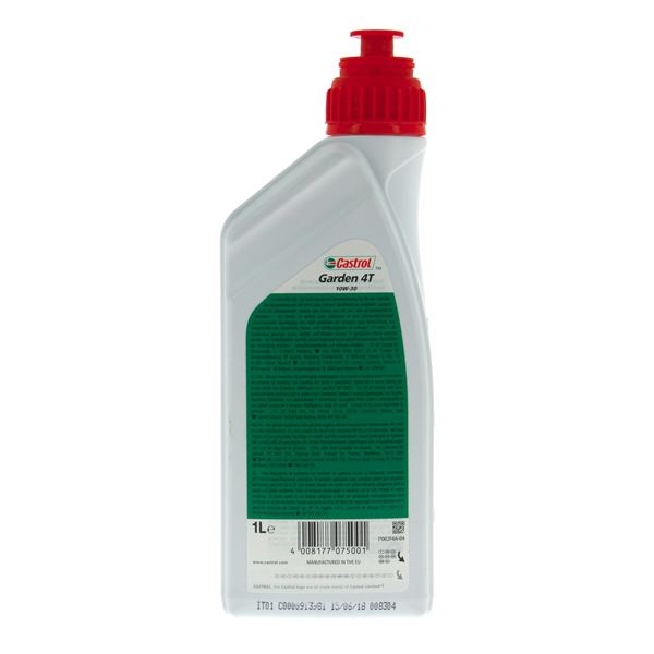 Huile motoculture CASTROL Garden 4T 10W30 1L