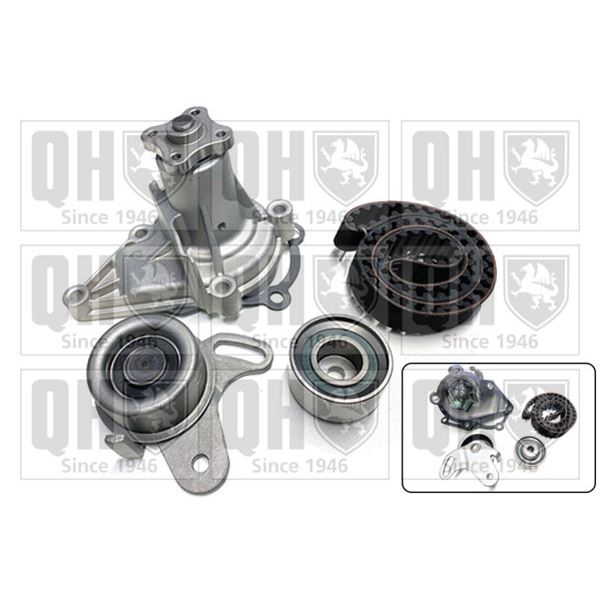 1 kit de distribution + 1 pompe à eau Quinton Hazell QBPK6550