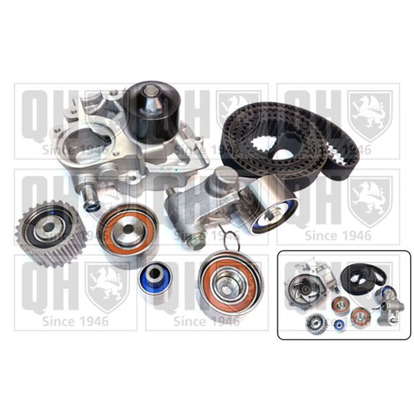 1 kit de distribution + 1 pompe à eau Quinton Hazell QBPK7723
