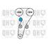 1 kit de distribution + 1 pompe à eau Quinton Hazell QBPK7930