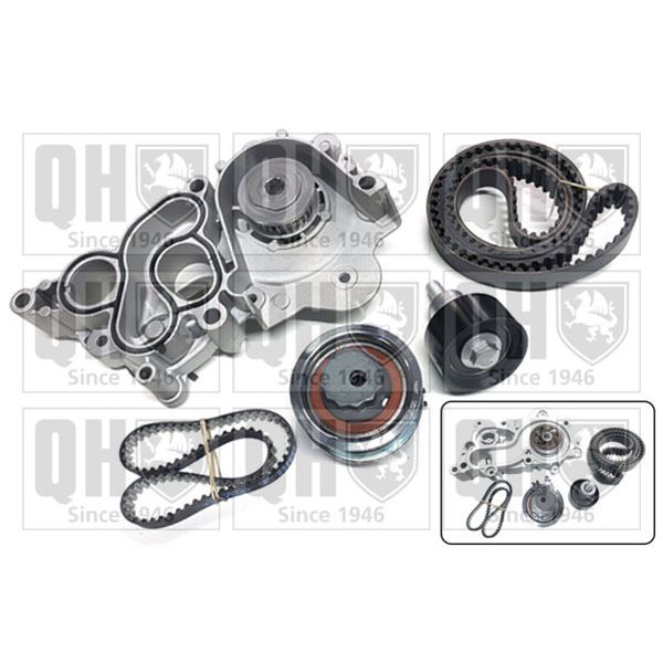 1 kit de distribution + 1 pompe à eau Quinton Hazell QBPK8810