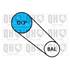 1 kit de distribution + 1 pompe à eau Quinton Hazell QBPK9169