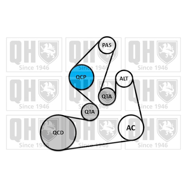 1 kit d'entrainement Quinton Hazell QDK165