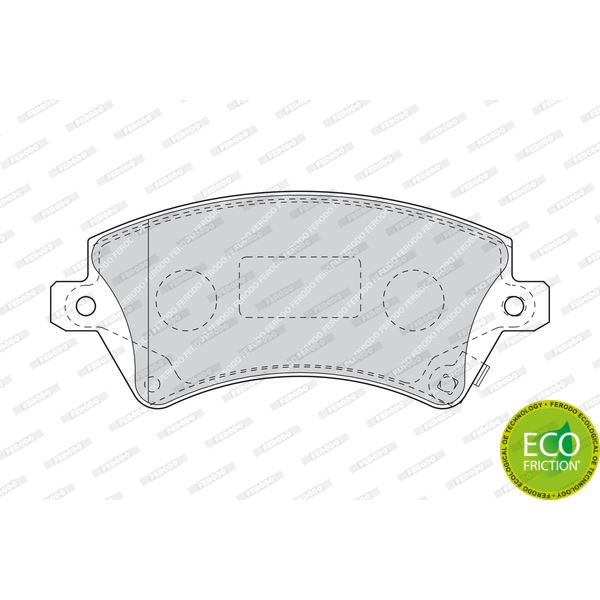Jeu de Plaquette AVT FERODO FDB1573