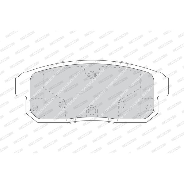 Jeu de Plaquette ARR FERODO FDB1759