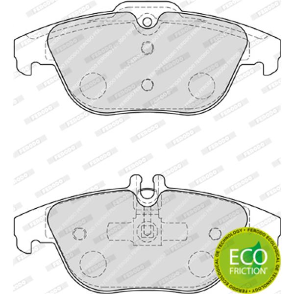 Jeu de Plaquette ARR FERODO FDB4220