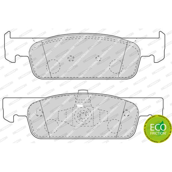 Jeu de Plaquette AVT FERODO FDB4615
