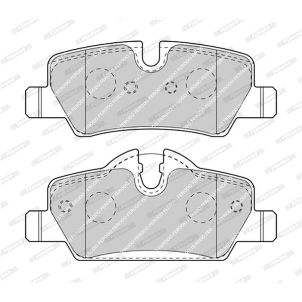 Jeu de Plaquette ARR FERODO FDB4946