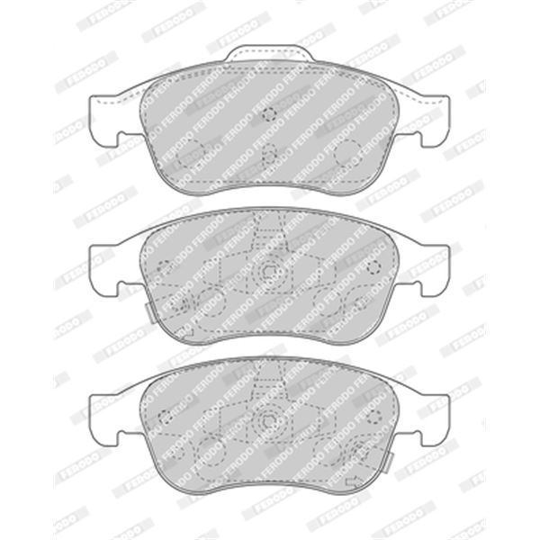 Jeu de Plaquette AVT FERODO FDB4953
